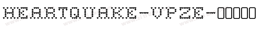 Heartquake-vpzE字体转换