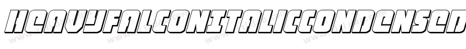 HeavyFalconItalicCondensed-8p6J字体转换