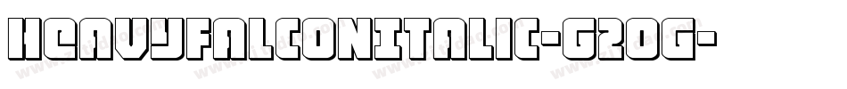 HeavyFalconItalic-G2og字体转换