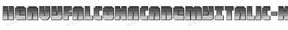 HeavyFalconAcademyItalic-nzE0字体转换