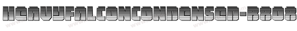 HeavyFalconCondensed-B8o8字体转换