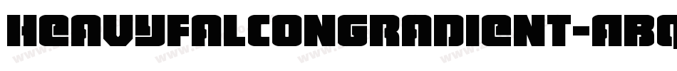 HeavyFalconGradient-ABqA字体转换