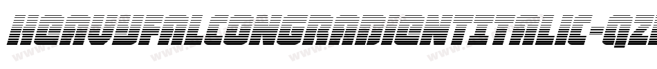 HeavyFalconGradientItalic-qzp5字体转换