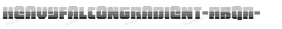 HeavyFalconGradient-ABqA字体转换