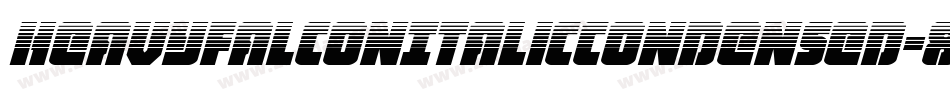 HeavyFalconItalicCondensed-8p6J字体转换