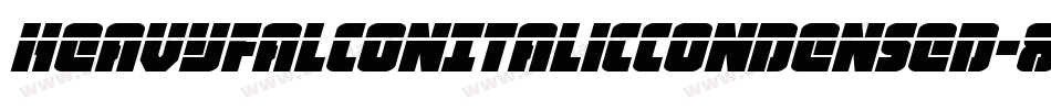 HeavyFalconItalicCondensed-8p6J字体转换