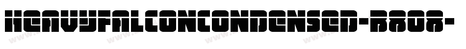 HeavyFalconCondensed-B8o8字体转换