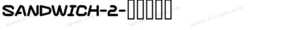 sandwich-2字体转换