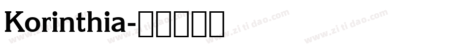 Korinthia字体转换