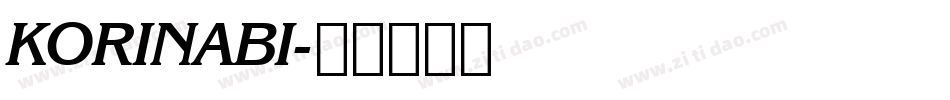 KORINABI字体转换