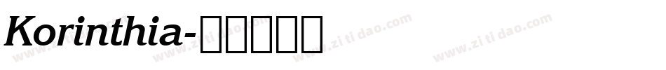Korinthia字体转换