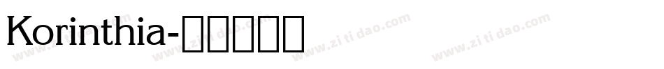 Korinthia字体转换