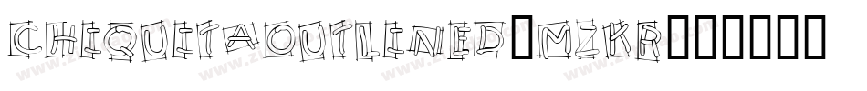 ChiquitaOutlined-MZKr字体转换