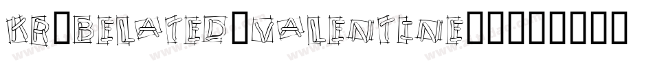 KR-Belated-Valentine-1字体转换