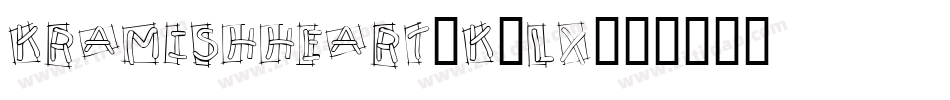 KrAmishHeart-K0LX字体转换