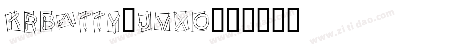 KrBatty-jVxO字体转换