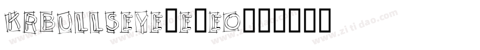 KrBullseye-e2EO字体转换