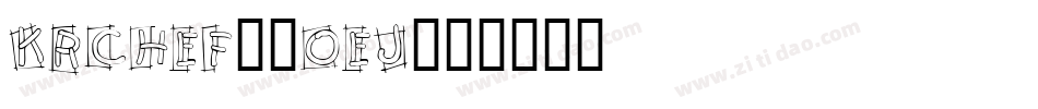 KrChef-9oej字体转换