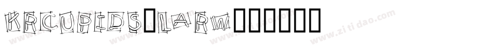 KrCupids-LArW字体转换