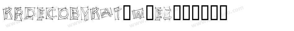 KrDecoByKat-w3eZ字体转换