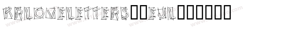 KrLoveLetters-3ejL字体转换