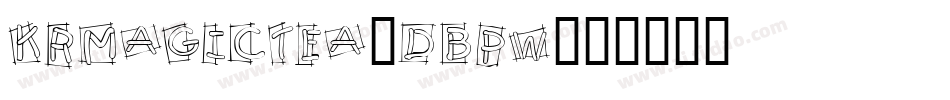 KrMagicTea-DBpW字体转换