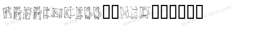 KrPrincess-8xzD字体转换