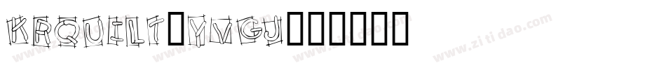 KrQuilt-Yvgj字体转换