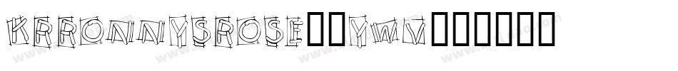 KrRonnysRose-7ywV字体转换
