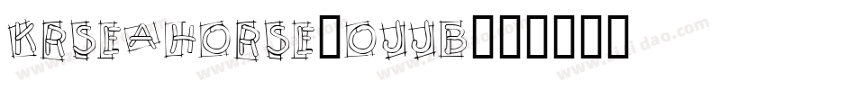 KrSeahorse-ojjB字体转换