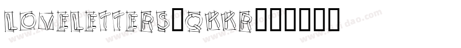 LoveLetters-qKKr字体转换