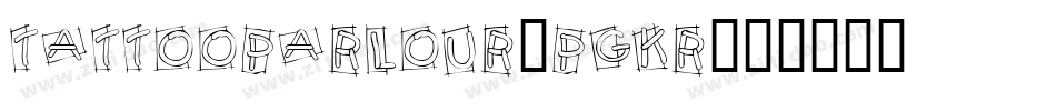 Tattooparlour-PGKr字体转换