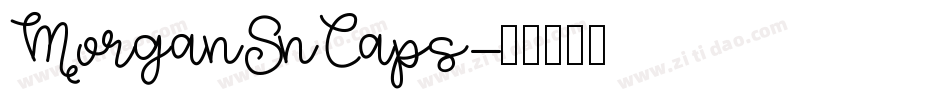 MorganSnCaps字体转换
