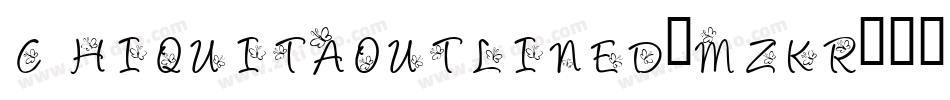 ChiquitaOutlined-MZKr字体转换