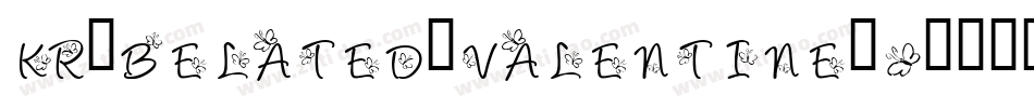 KR-Belated-Valentine-1字体转换