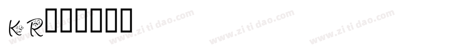Kr字体转换