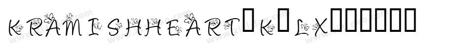 KrAmishHeart-K0LX字体转换