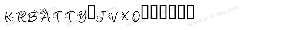 KrBatty-jVxO字体转换