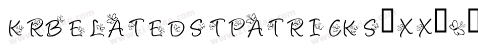 KrBelatedStPatricks-XX72字体转换