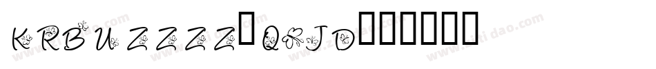 KrBuzzzz-q3jd字体转换