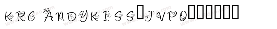 KrCandyKiss-jVpO字体转换
