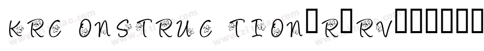 KrConstruction-R0rV字体转换