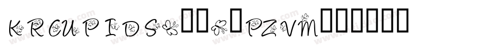 KrCupids2003-PZvm字体转换