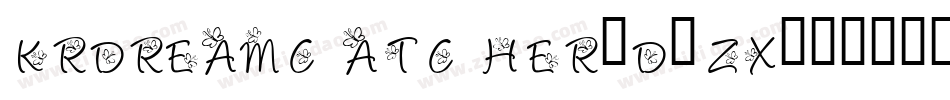 KrDreamcatcher-d5ZX字体转换
