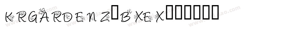 KrGardenz-BXEx字体转换