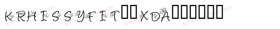 KrHissyFit-7XDA字体转换