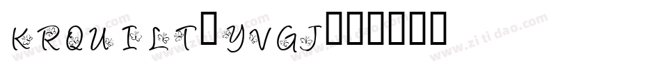 KrQuilt-Yvgj字体转换
