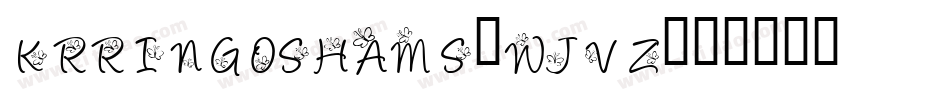 KrRingOShams-wjvz字体转换