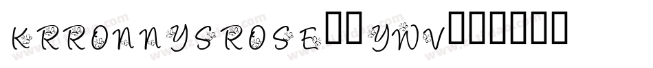 KrRonnysRose-7ywV字体转换