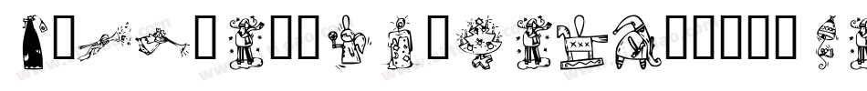 KrChristmasDings2004Five-6a0x字体转换